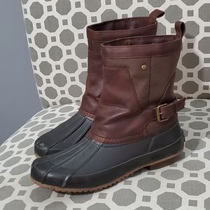 Lucky Brand weendie Rubber Leather Duck Boots